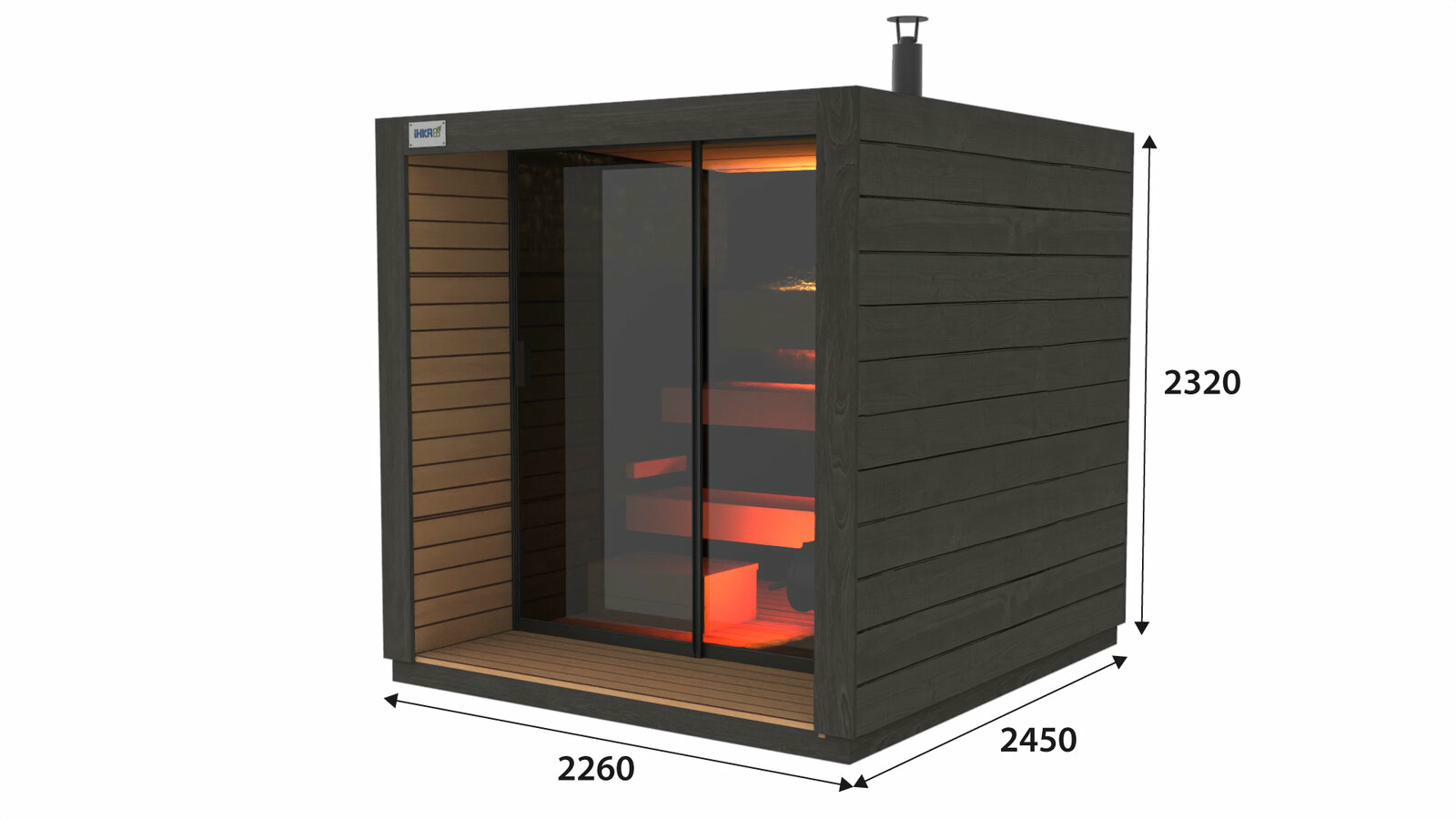 iHKA Sauna Dimensions